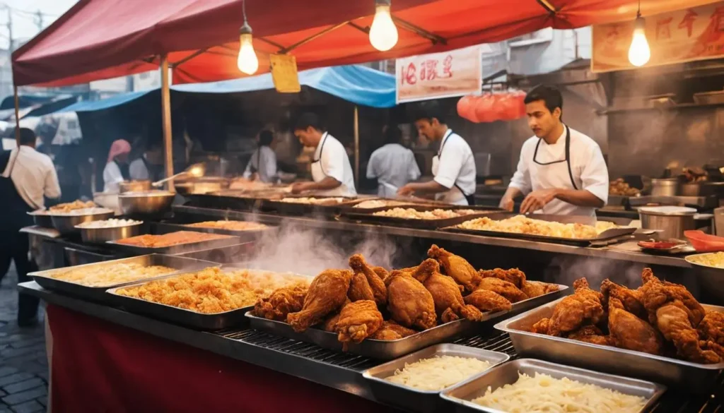 asian street meat in asia