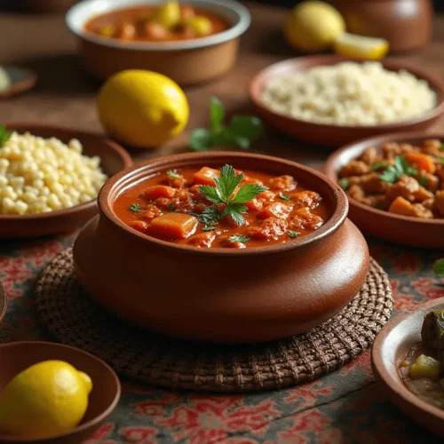 Roasted Çeciir chickpea snack with spices, a traditional Turkish dish.