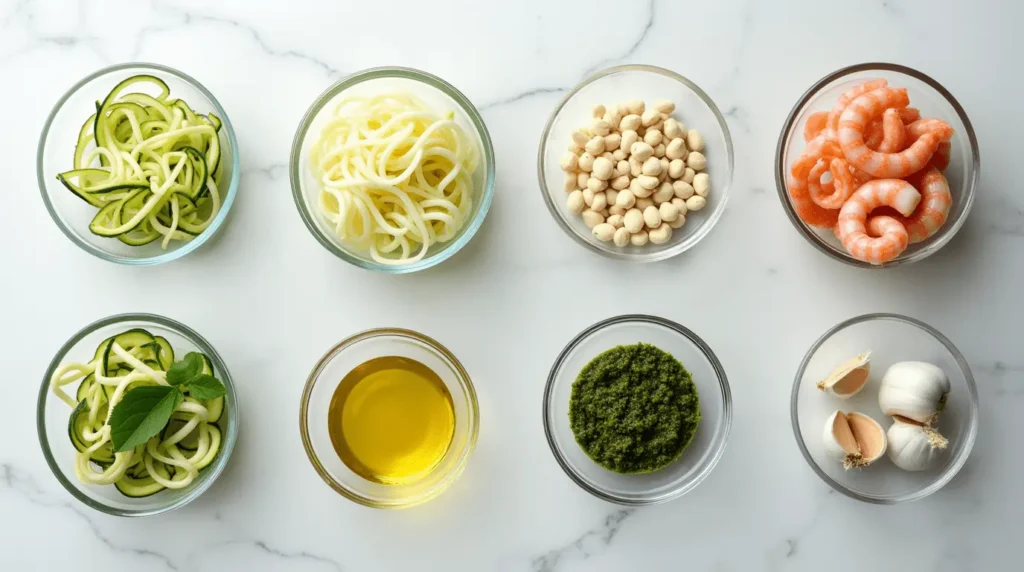 pesto langostino zcchini recipes