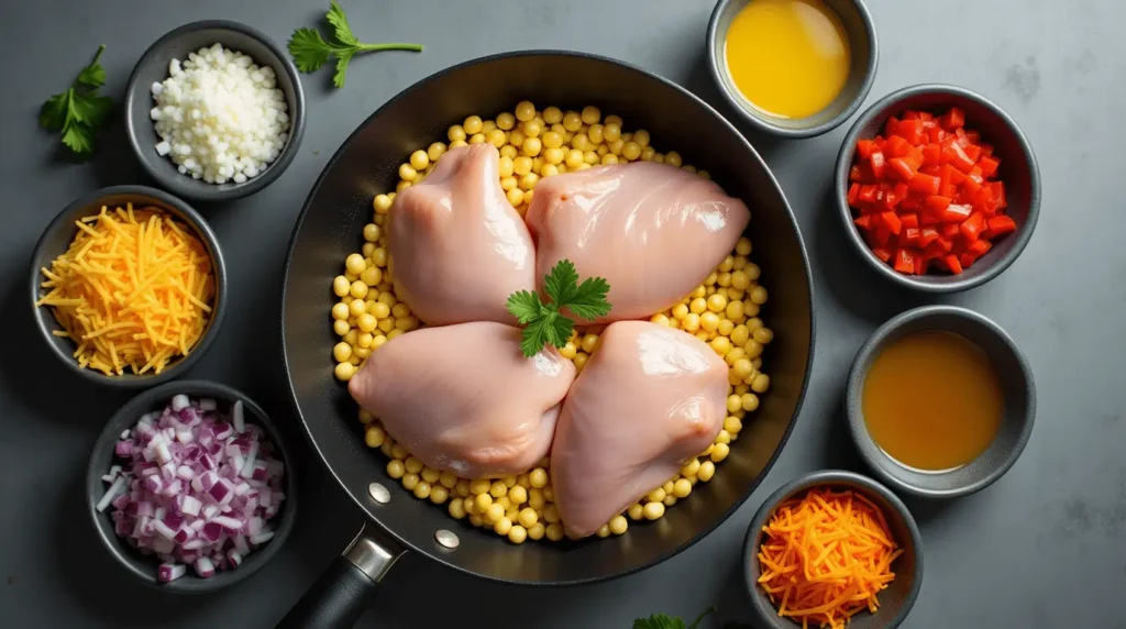 chicken thighs hominy casserole