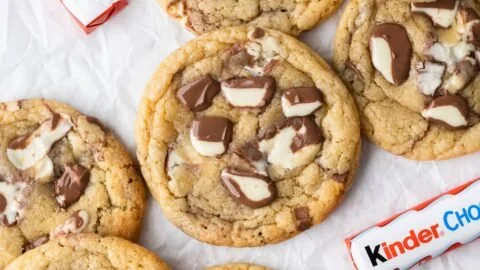 Delicious Kinder Cookies showcasing a variety of flavors and textures