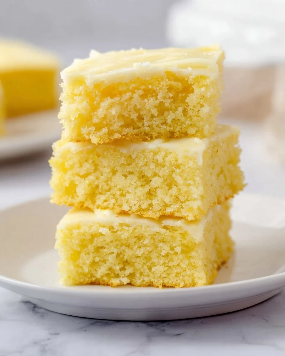 Delicious homemade Lemon Brownies with a vibrant citrus glaze.