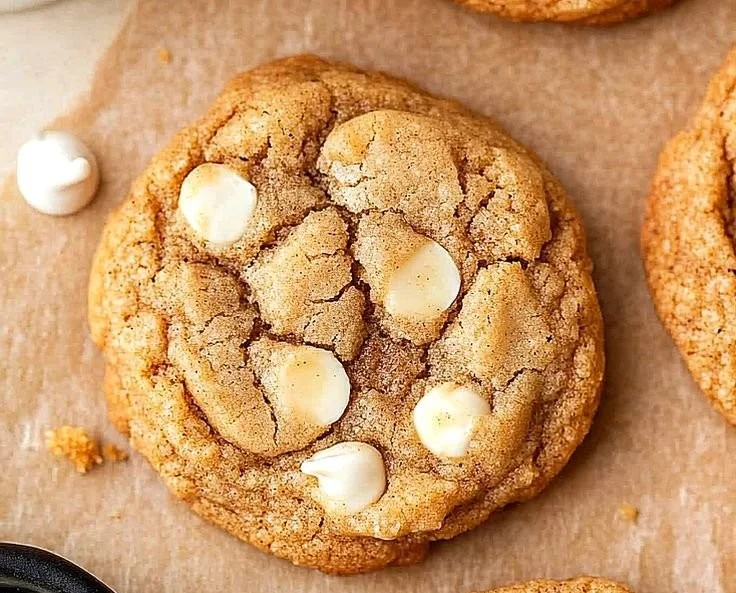 Delicious simple apple cinnamon cookies displayed on a plate