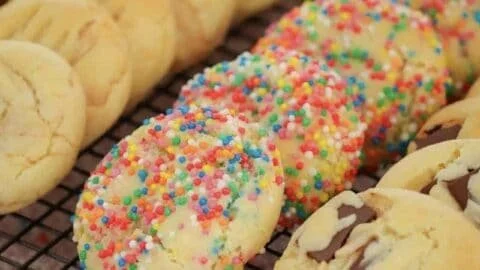 Delicious cookies baked from the famous 100 cookie recipe.